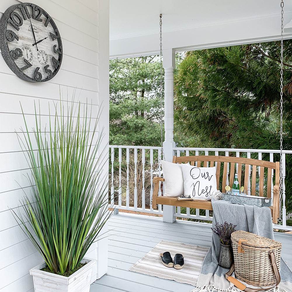 Vermont Teak Wood Porch Swing - Image 6